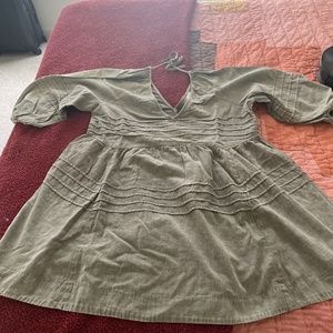 Mini grey boho dress (L)